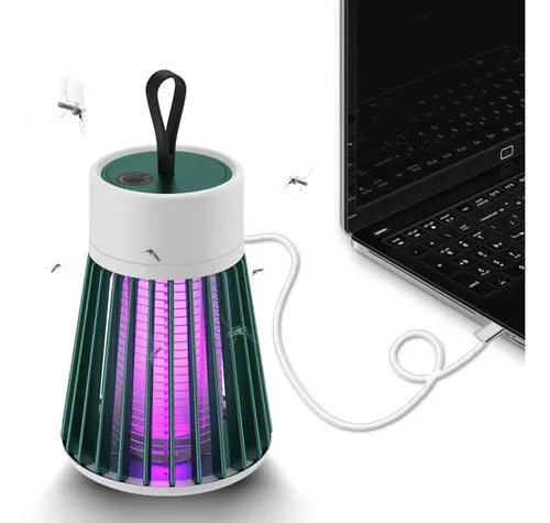 Lámpara Mata Moscas y Mosquitos UV Ultra Silenciosa | Atrapador de Insectos para el Hogar