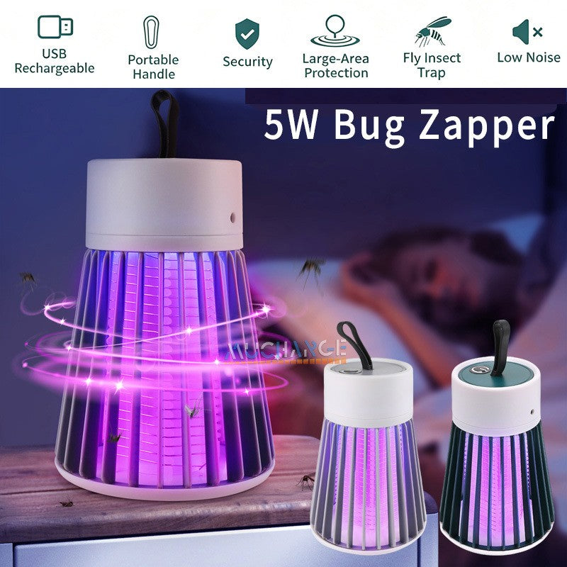 Lámpara Mata Moscas y Mosquitos UV Ultra Silenciosa | Atrapador de Insectos para el Hogar