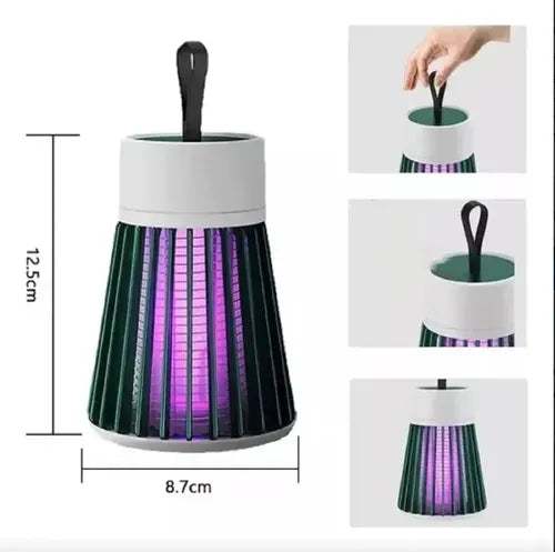 Lámpara Mata Moscas y Mosquitos UV Ultra Silenciosa | Atrapador de Insectos para el Hogar