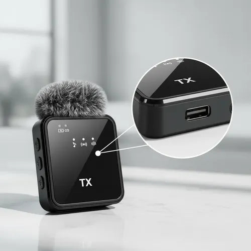 Kit de Micrófonos Inalámbricos Dúo F11-2 Pro | Audio HiFi DSP y Reducción de Ruido para Creadores, Celulares y Cámaras