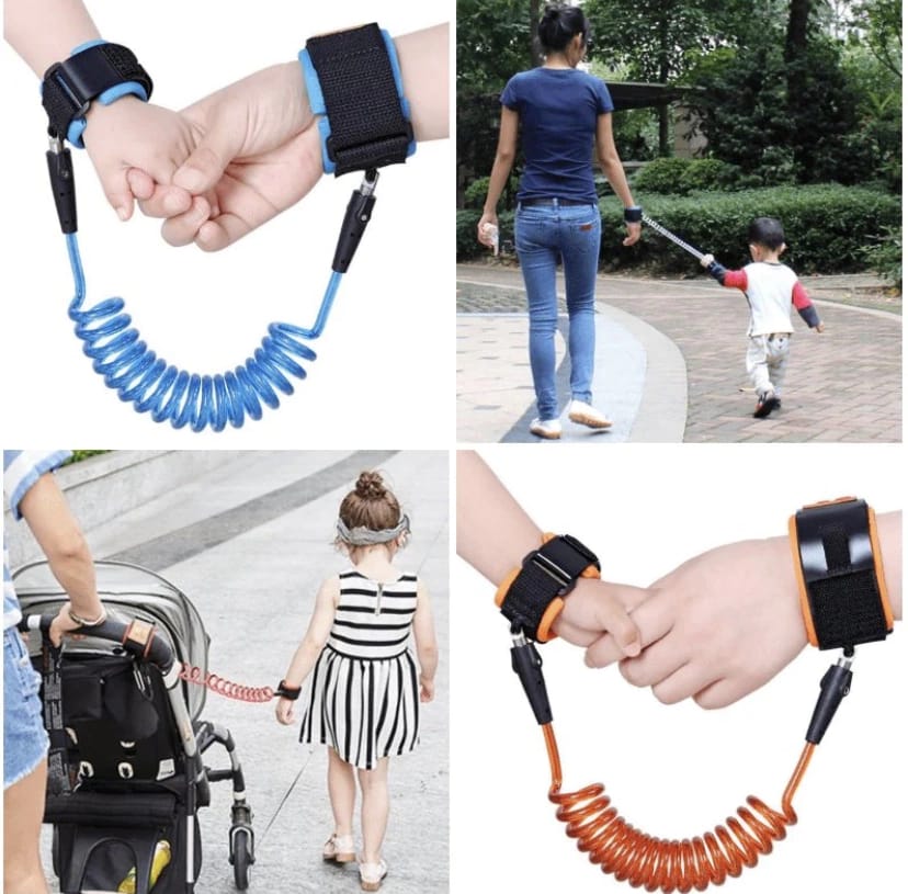 Manilla Antipérdida de Seguridad Acolchada para Niños | Cable de Acero 360°